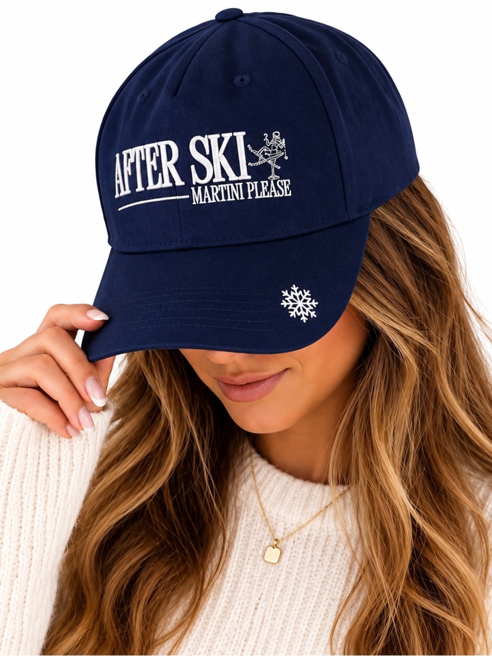 Anthropologie  KenzKustomz After Ski Martini Place Baseball Hat